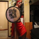 Coolest Mayan Warrior Costume Ever