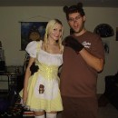 Goldilocks Gone Bad and her "Papa Bear" Couple Costume