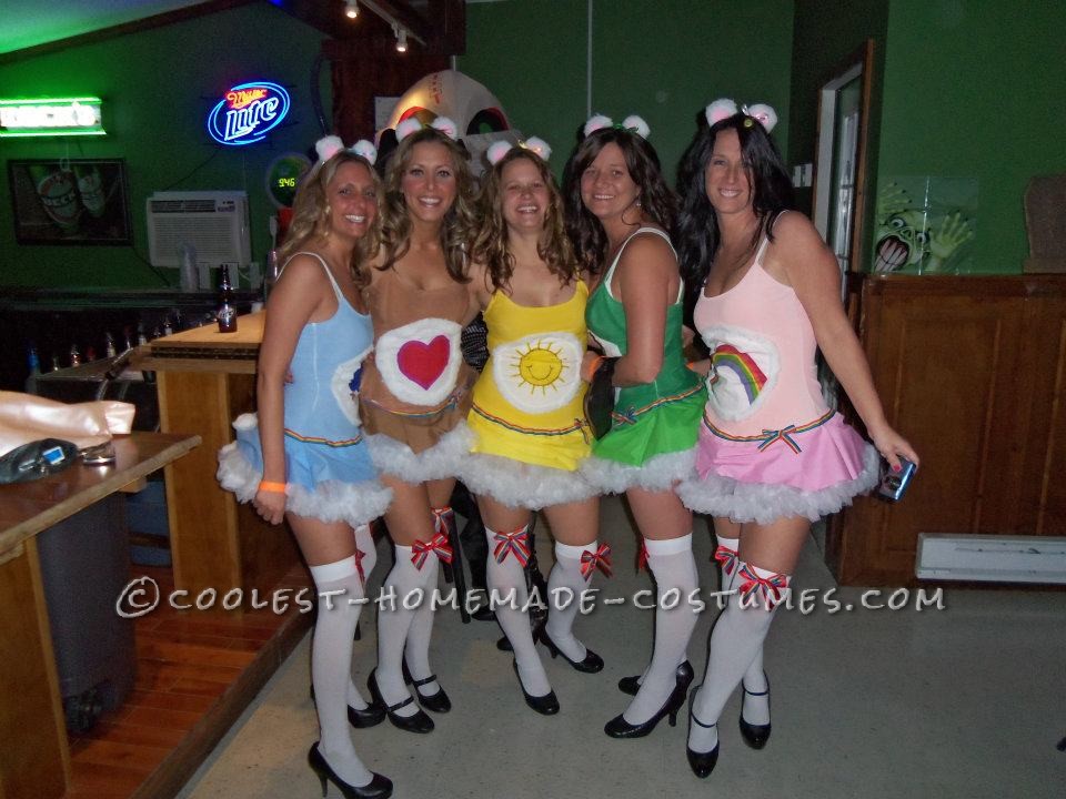 Super Cute Homemade Care Bears Group Costume