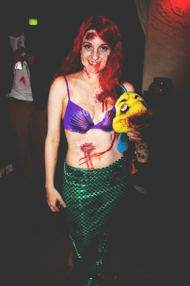 Coolest Handmade Zombie Ariel Costume