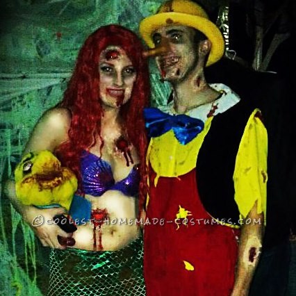 Coolest Handmade Zombie Ariel Costume