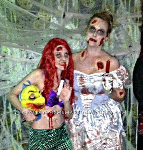 Coolest Handmade Zombie Ariel Costume