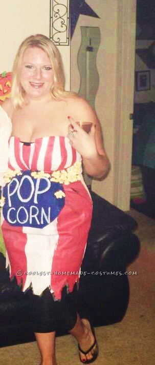 Cute Popcorn Costume Idea