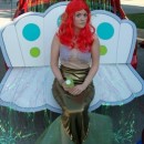 Detailed Magical Mermaid Costume with Giant Shell and Pirate