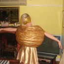 Coolest Homemade Golden Snitch Costume