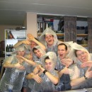 Cool Bubble-Wrap Zoltan Group Costume