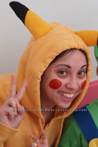 Coolest Homemade Pikachu Costume