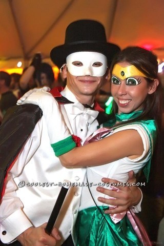 Coolest Sailor Jupiter and Tuxedo Mask Couple Costume