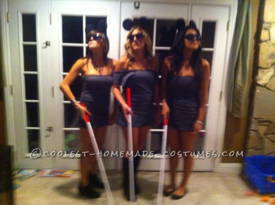 Last-Minute Three Blind Mice Girls Group Costume