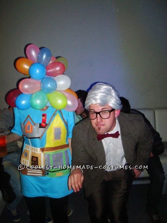 Grandpa Carl and Flying House from UP Couple Costume