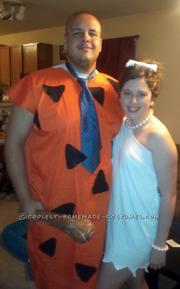 Coolest Wilma and Fred Flintstone Couple Costume