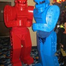 Awesome Rock 'Em Sock 'Em Robots Couple Costume