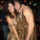 Coolest Cave-Woman and Cave-Man Couple Costume