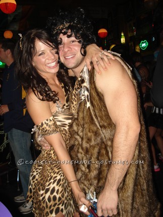 Coolest Cave-Woman and Cave-Man Couple Costume