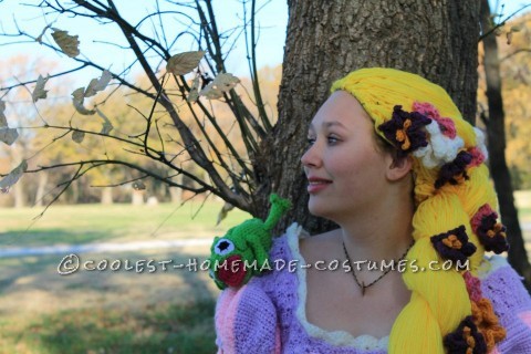 Crocheted Rapunzel Halloween Costume