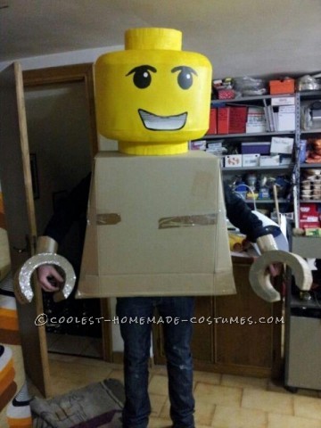 Coolest Homemade LEGO Minfigures and Blocks Group Costume
