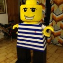 Coolest Homemade LEGO Minfigures and Blocks Group Costume