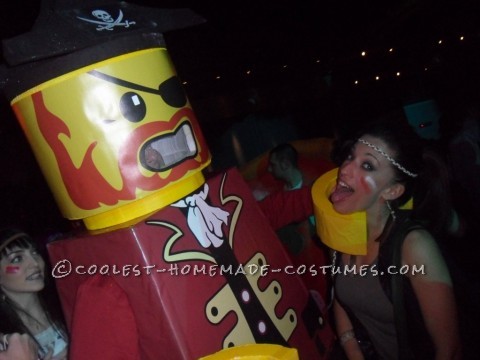 Cool Homemade Lego Minifig Halloween Group Costume