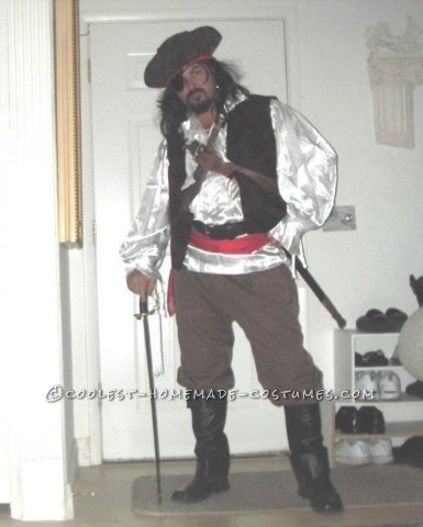 Coolest Homemade Pirate Costume