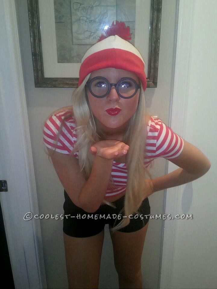 Sexy Homemade Where's Waldo Costume