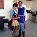 Prince Charming 100% Homemade Costume and Snow White (Purchased Online)