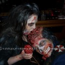 Scary Open-Head Zombie Halloween Costume