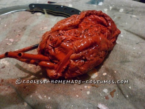 Scary Open-Head Zombie Halloween Costume