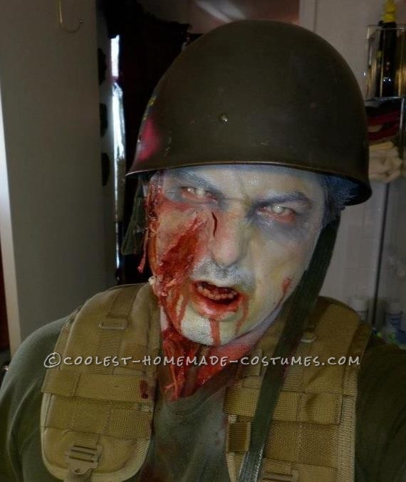 Creepy Zombie Soldier Costume