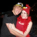 Last-Minute Angry Birds Couple Costume