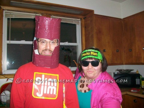 Best Couple's Costume Ever: Macho Man Randy Savage and a Slim Jim
