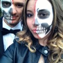 Bone Chilling Prom Date Couple Halloween Costume