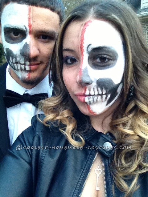 Bone Chilling Prom Date Couple Halloween Costume