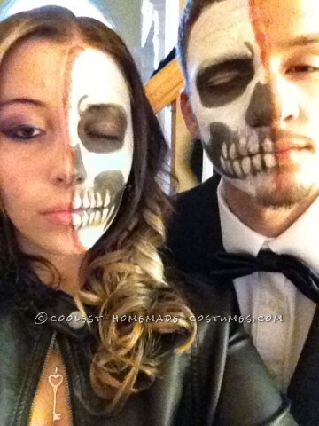 Bone Chilling Prom Date Couple Halloween Costume