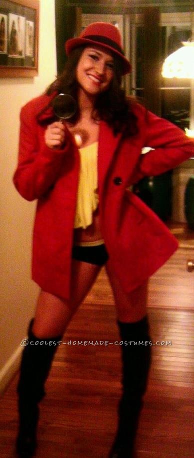 Sexy Last-Minute Carmen Sandiego Costume