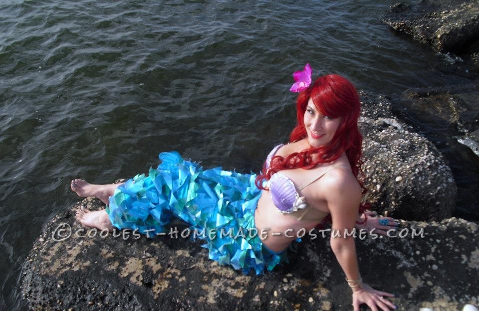 Sexy Homemade Ariel Halloween Costume