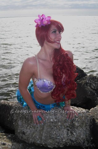 Sexy Homemade Ariel Halloween Costume