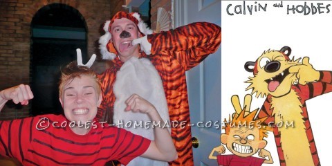 Cute Couples Costume: Calvin and Hobbes