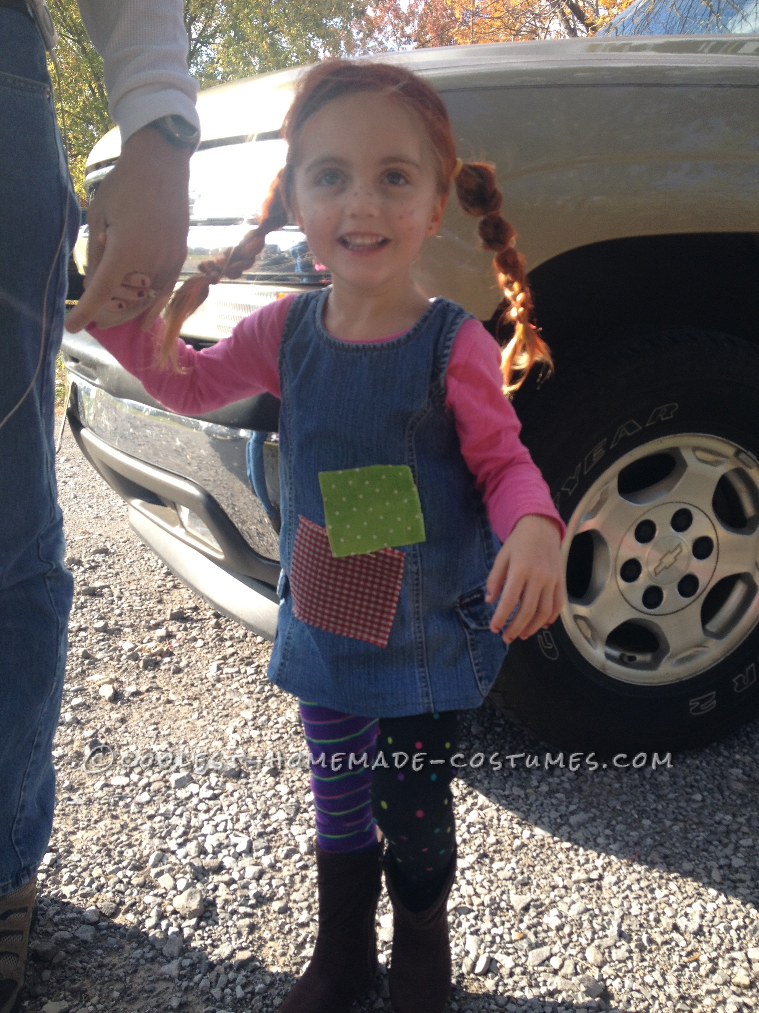 Cute Homemade Pippi Longstocking Costume