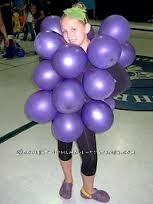 Easy Grape Costume for the Little Ones