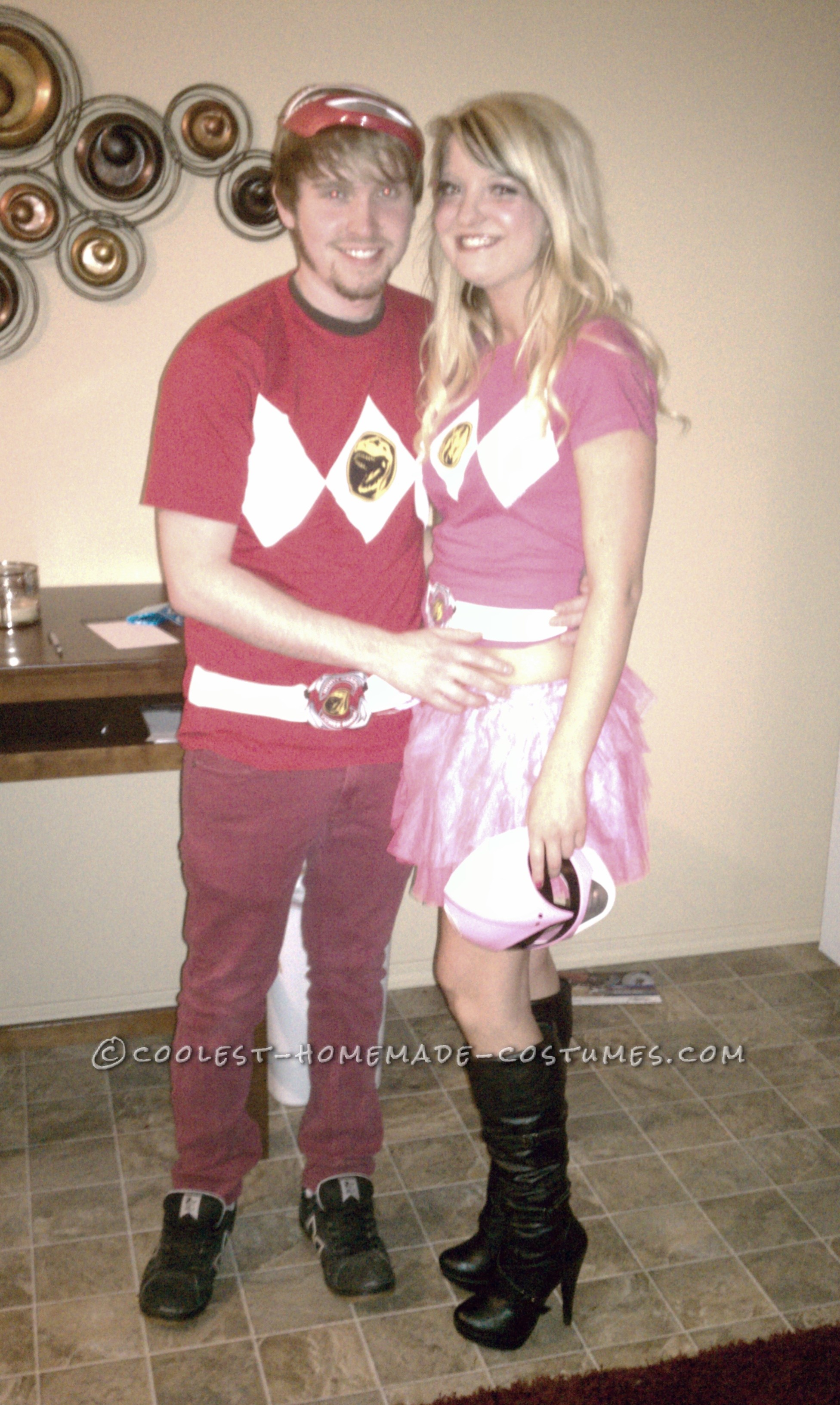 Super-Easy and Super-Cheap Go Go Power Rangers Couple Costume
