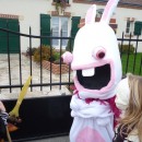 Homemade Raving Rabbid Costume