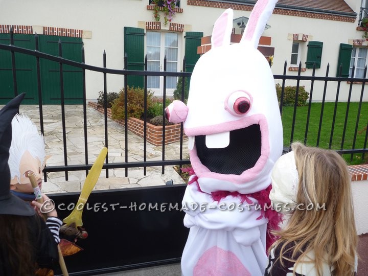 Homemade Raving Rabbid Costume