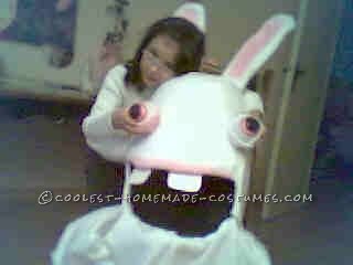 Homemade Raving Rabbid Costume