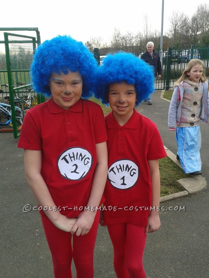 Last-Minute Thing 1 and Thing 2 Costumes for UK World Book Day