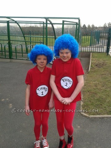 Last-Minute Thing 1 and Thing 2 Costumes for UK World Book Day