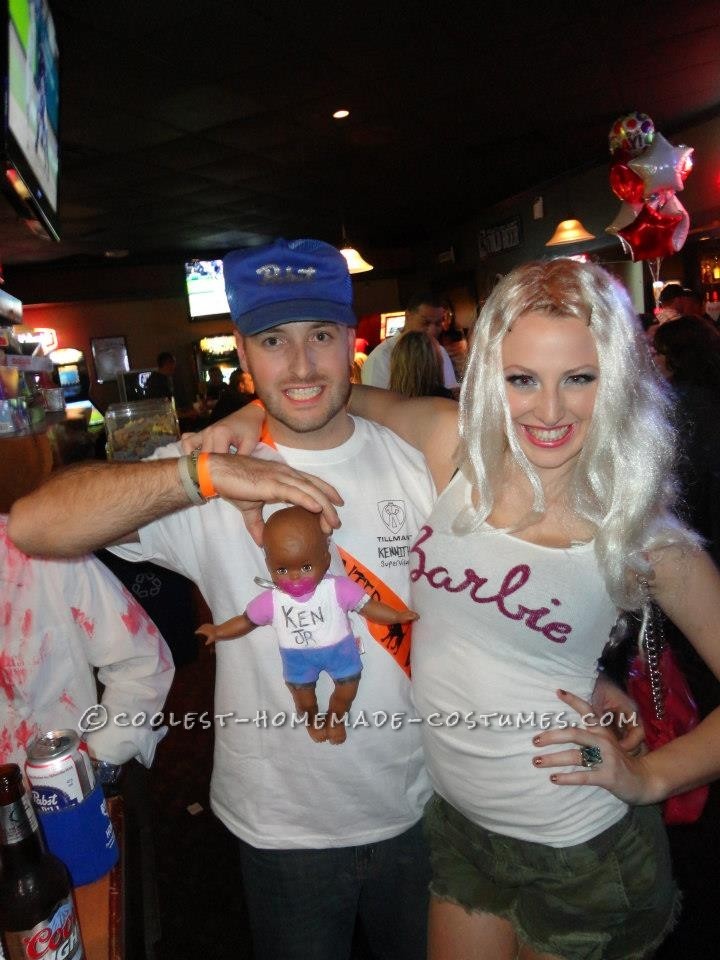 White Trash Barbie and Ken Couple Costume