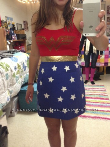 Cool Homemade Wonder Woman Costume