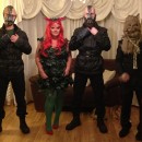 Coolest Batman Villains Group Costume: Poison Ivy, Bane, Scarecrow