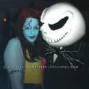 Homemade Jack and Sally Halloween Couple Costume