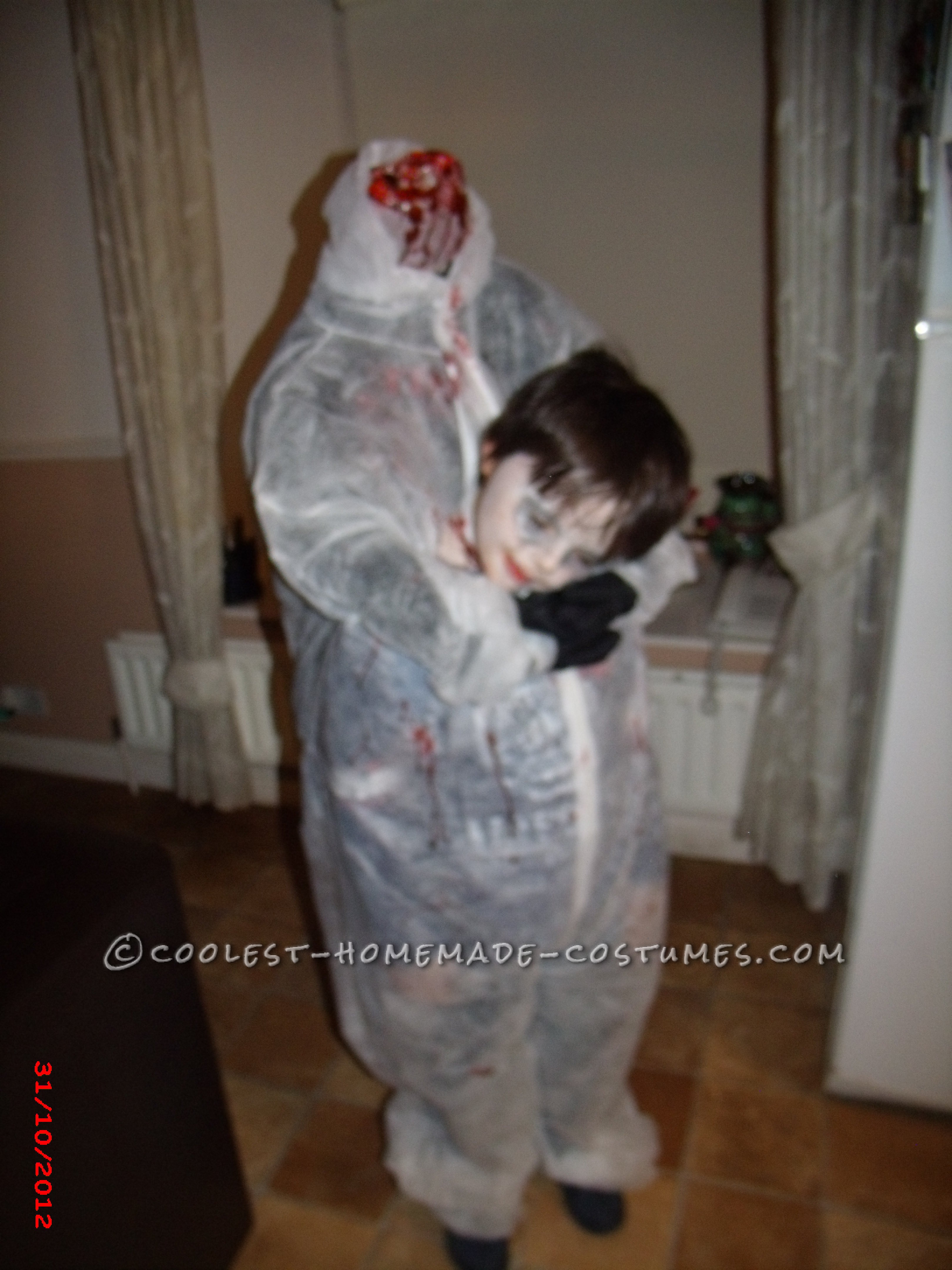 Last-Minute Headless Child Costume